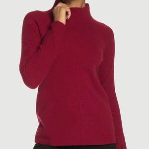 griffen cashmere Center Seam Mock Neck Cashmere Sweater Sz M NWOT